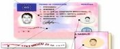 Permis auto cu cerneala invizibila