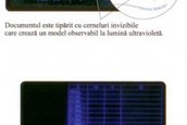 Permis auto cu cerneala invizibila