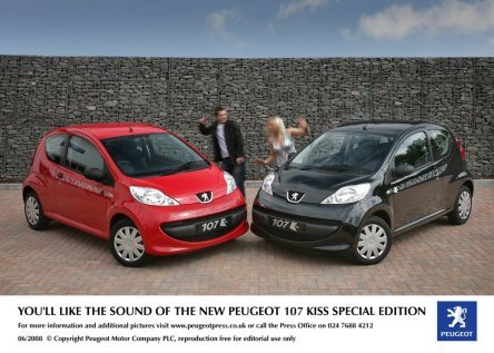 Peugeot 107 Kiss Special Edition Peugeot 107 Kiss Special Edition