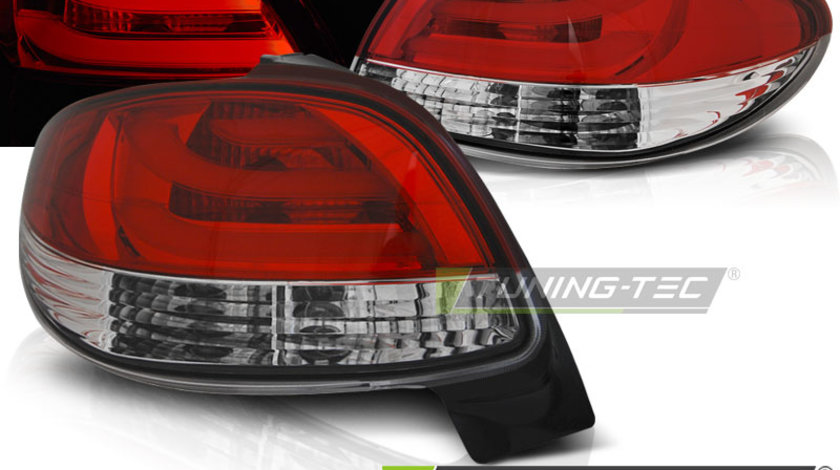 PEUGEOT 206 10.98- ROSU ALB LED BAR