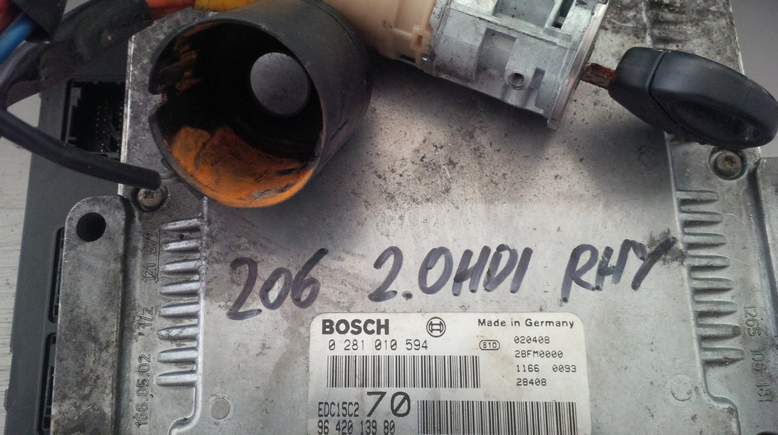 peugeot 206 2.0hdi rhy 9642013980 BOSCH 0281010594