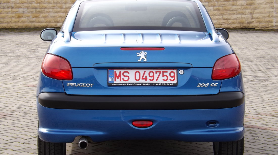 Peugeot 206 CC 1.6 benzina 2002