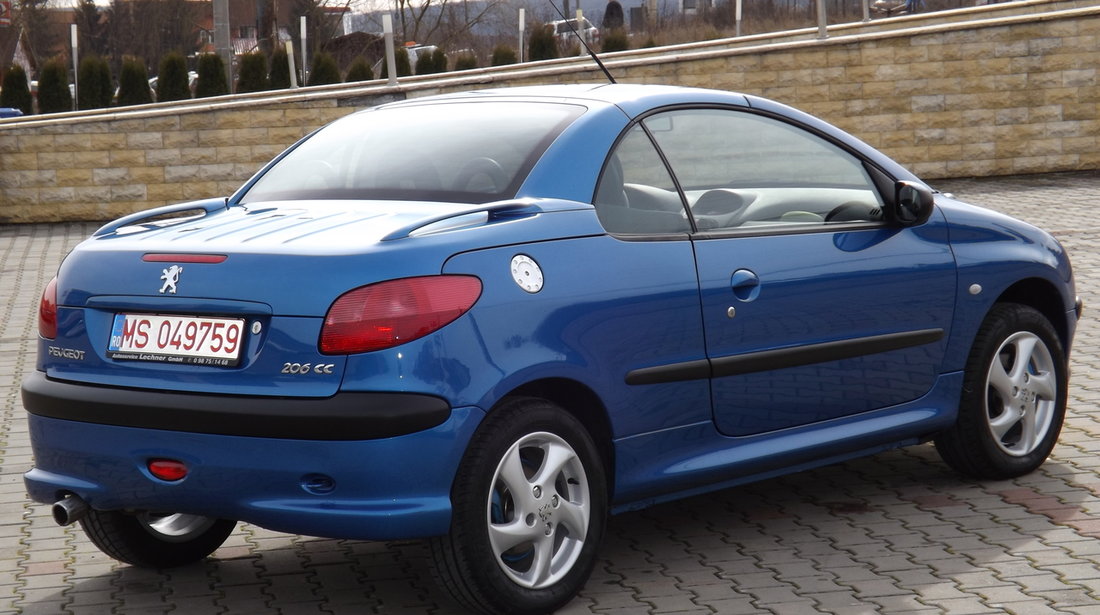 Peugeot 206 CC 1.6 benzina 2002