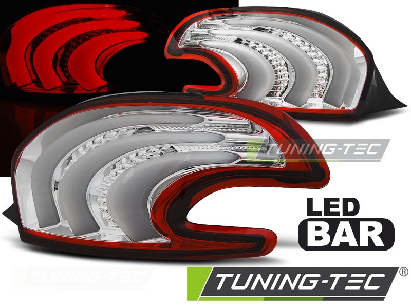 PEUGEOT 208 4.12-06.15 ROSU ALB LED BAR
