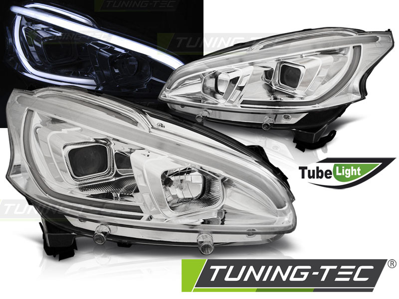PEUGEOT 208 4.12-06.15 TUBE LIGHT Crom look
