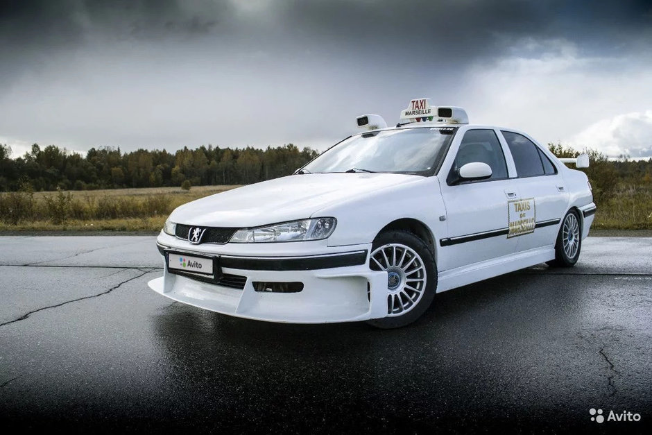 Peugeot 406 tunat ca in Taxi