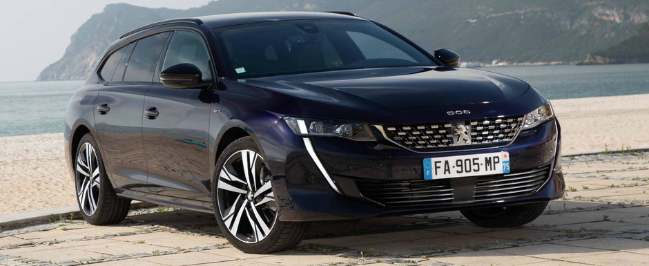 PEUGEOT a dat lovitura cu noul 508 SW. Imagini multe, sa-ti ajunga, cu rivalul lui Passat Variant