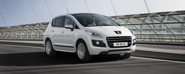 Peugeot anunta un consum de 3 litri la 100 km cu noul Hybrid 3008