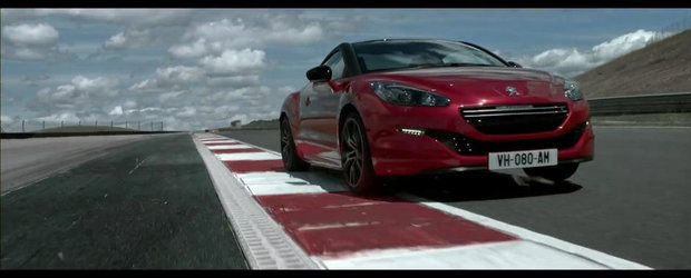 Peugeot RCZ R se promoveaza pe circuit