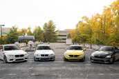 Pictorial de toamna cu patru BMW-uri M