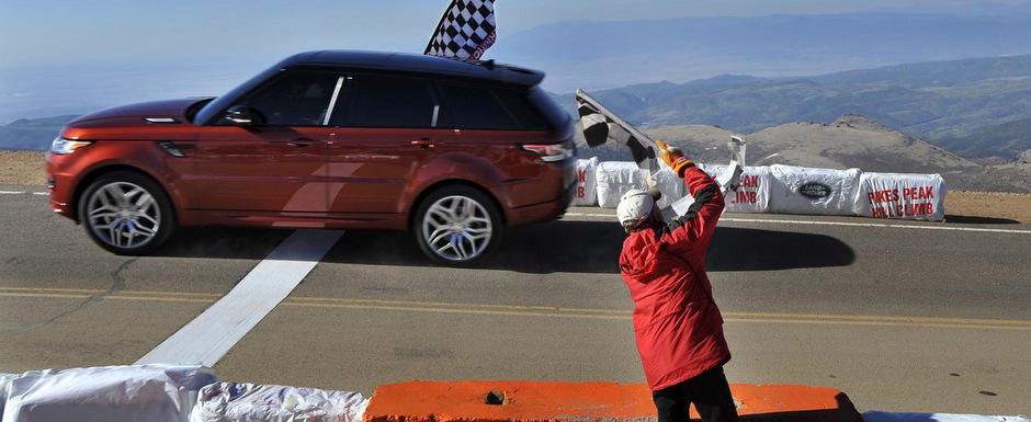 Pikes Peak 2013: Range Rover Sport stabileste recordul absolut pentru SUV-uri Pikes Peak 2013: Range Rover Sport stabileste recordul absolut pentru SUV-uri