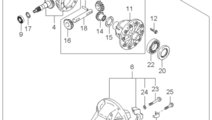 Pinion atac + roata dintata grup spate Kia K 2500 ...