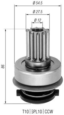 Pinion electromotor (940113020274 MAGNETI MARELLI)