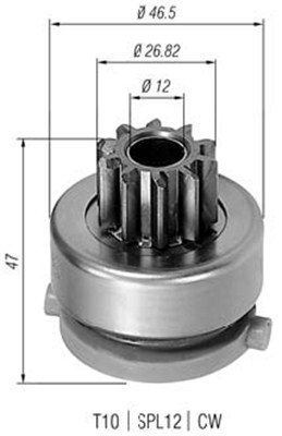 Pinion electromotor (940113020423 MAGNETI MARELLI)