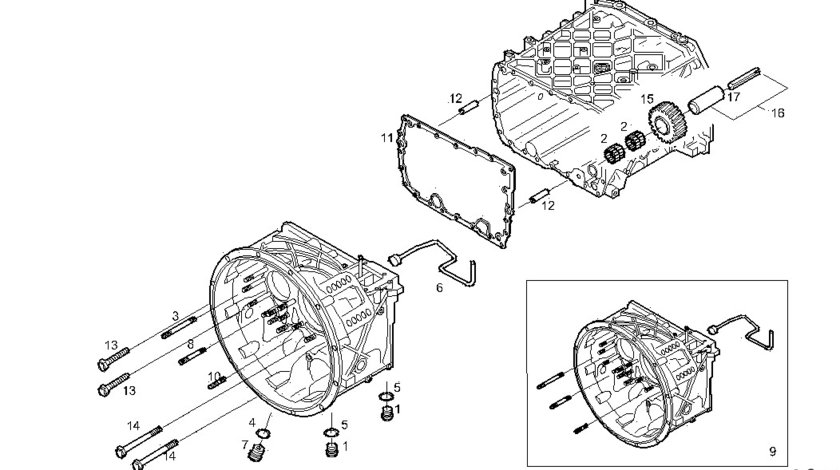 Pinion marsarier cutie viteze Iveco Eurotech (poz.15) CEI 93191173