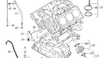 Pinion pompa de ulei Audi A4 8E 2002 2003 2.5 TDI ...