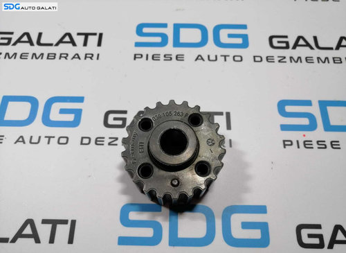 Pinion Roata Fulie Vibrochen Skoda Superb 2 2.0 TDI BKD 2008 - 2013 Cod 038105263F[S0230]