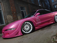 Pink Ford Probe by Ramona