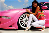 Pink Ford Probe by Ramona