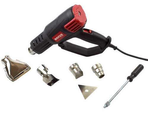 Pistol Aer Cald Rooks Cu Temperatură Reglabilă Profi 50-600°C 2000W 230V OK-03.4203