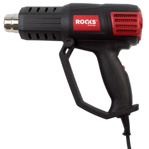 Pistol Aer Cald Rooks Cu Temperatură Reglabilă Profi 50-600°C 2000W 230V OK-03.4203