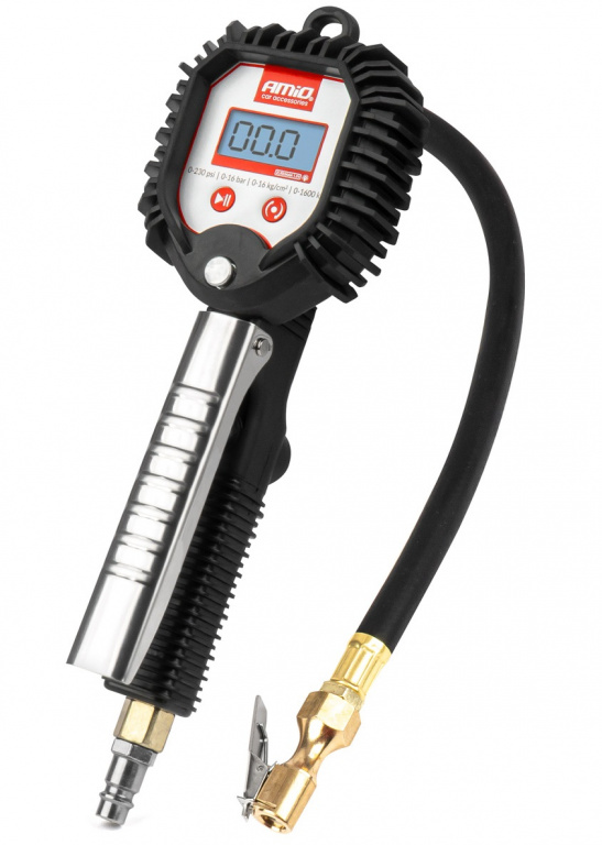 Pistol Aer Cu Manometru Digital Amio 16 Bar 230 Psi 04483