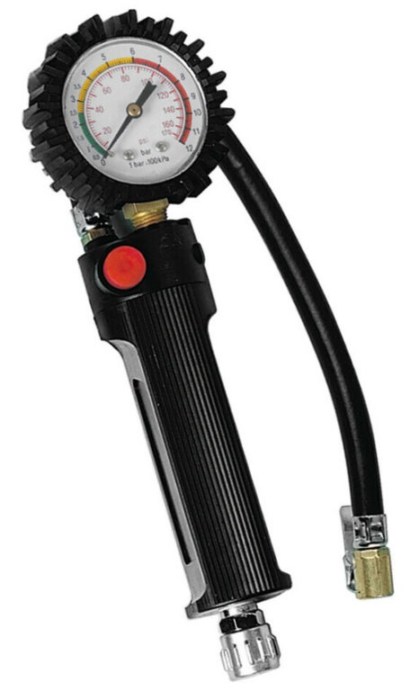 Pistol Aer Cu Manometru Umflat Roti Lampa, 12 Bar LAM73999