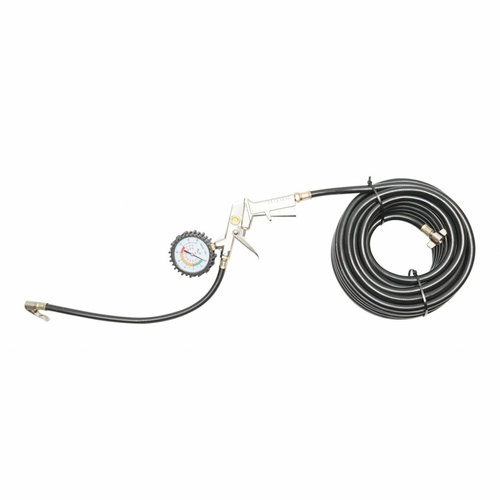 Pistol Cu Manometru Exterior Pentru Umflat Roti + Furtun 13M Cu Fi 10.5MM Cod BK85060 120721-6