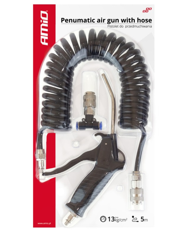 Pistol Pneumatic Pneumatic Cu Furtun Si Terminale 13ATM Amio 02159