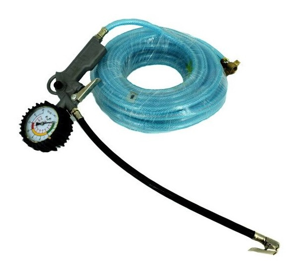 Pistol Umflat Roata Cu Manometru + Furtun 15M ART040