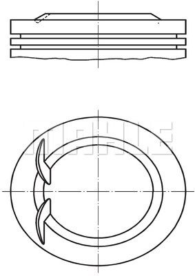Piston (0110200 MAH) CHEVROLET,HOLDEN,OPEL,VAUXHALL