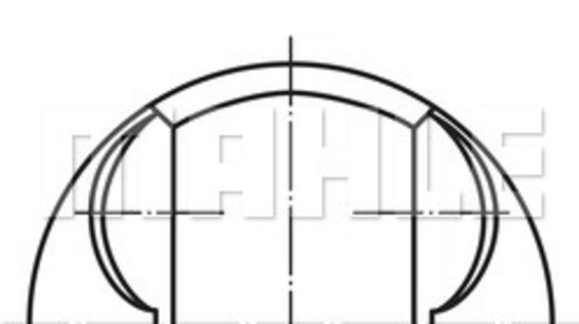 Piston (011PI00105001 MAHLE KNECHT) CHEVROLET,CHEVROLET (SGM),HOLDEN,OPEL,VAUXHALL