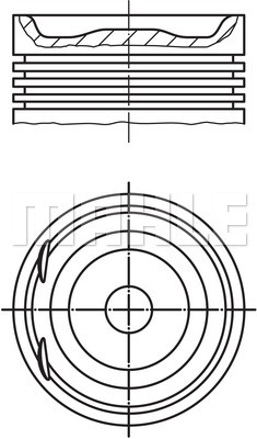 Piston (0122000 MAH) CADILLAC,HOLDEN,LOTUS,OPEL,VAUXHALL