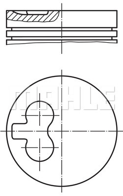Piston (0299600 MAH) AUDI,SEAT,VW