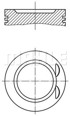 Piston (0332102 MAH) AUDI,SEAT,SKODA,VW