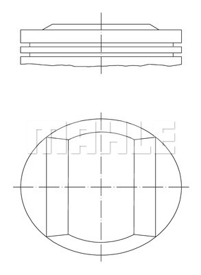 Piston (0827700 MAH) BMW