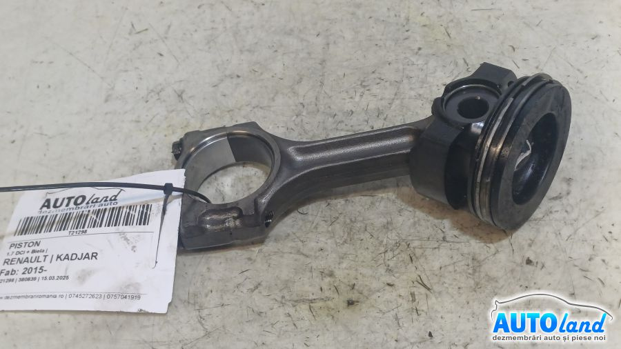 Piston 1.7 DCI + Biela Renault KADJAR 2015