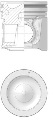 Piston (40041600 KOLBENSCHMIDT)
