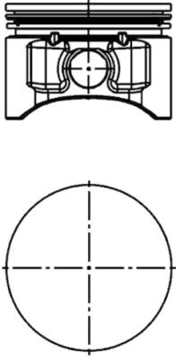 Piston (40072630 KOLBENSCHMIDT)