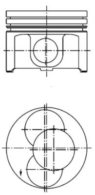 Piston (40092720 KS) SEAT,SKODA,VW