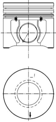 Piston (40172600 KS) FORD