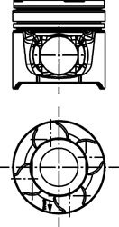 Piston (40217602 KOLBENSCHMIDT)