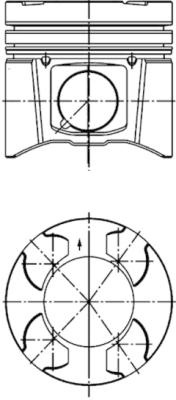 Piston (40271600 KS) NISSAN,OPEL,RENAULT