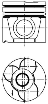 Piston (40307600 KS) AGRALE,VW