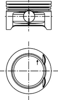 Piston (40382600 KS) OPEL,VAUXHALL