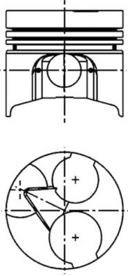 Piston (40411620 KOLBENSCHMIDT)