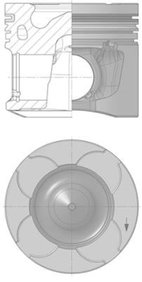 Piston (40414600 KOLBENSCHMIDT)