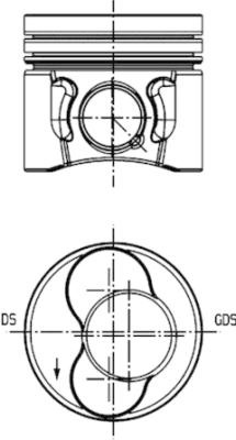 Piston (40421600 KS) AUDI,SEAT,SKODA,VW