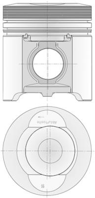Piston (40483610 KOLBENSCHMIDT)