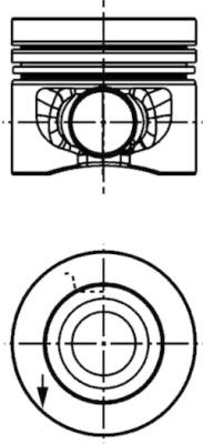 Piston (40558600 KS) AUDI,SEAT,SKODA,VW